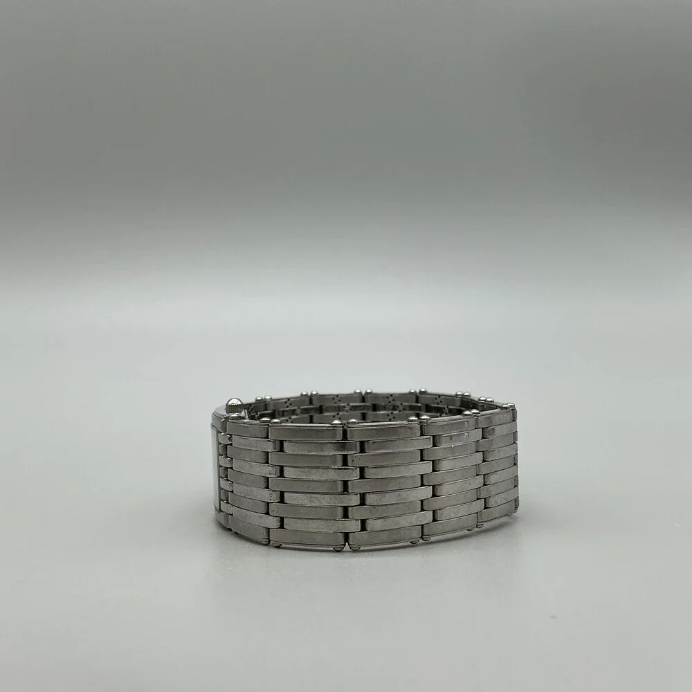 Ecclissi Womens Watch 21mm 75540 Stainless Steel Stretch Band New Battery